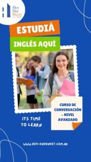 Te ofrecemos una gran variedad de cursos según tus objetivos y conocimientos del idioma #AprenderInglés

🤩 Como ya les hemos contado en publicaciones anteriores, uno de nuestros nuevos proyectos, y del cual nos sentimos profundamente orgullosos, es haber comenzado a dictar Clases de Español para Extranjeros. ✨

📚 Los cursos de inglés para adultos se dictarán dos veces por semana, como lo hacemos habitualmente, pero estarán organizados de forma tal que los alumnos puedan completar un nivel en un cuatrimestre.

👩‍🏫 Los cursos de conversación avanzdo inciaron en Abril, y serán clases sólo de conversación, absolutamente dinámicas y cuyo contenido estará directamente relacionado con los intereses de los alumnos. 

✅ También ofrecemos clases de conversación, clases de apoyo, clases con fines específicos, preparacion para exámenenes internacionales y mucho más! 👏

¿Querés saber más? 🙋‍♀️ Comunicate con nosotros. #linkenbio @hayetheyday 👈

☎️ (+54 11) 3196 8887
📧 heydaytc@gmail.com
📌 Berutti 48 y 53, Avellaneda, Buenos Aires, Argentina
🌐 www.hey-dayhayet.com.ar

#aprenderinglés #inglésparaniños #inglés #englishclass #englishteacher #clasesdeingles #learnenglish #argentina #culturabritanica #hayetheyday #CentrosSEA #cursodeverano #cursosespañol #inglesparadultos